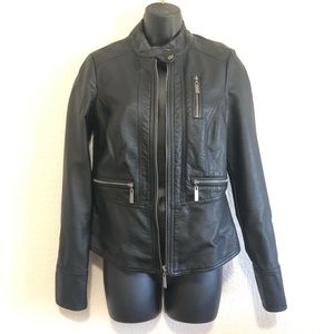 Odyn Women’s Black Vegan Leather Jacket